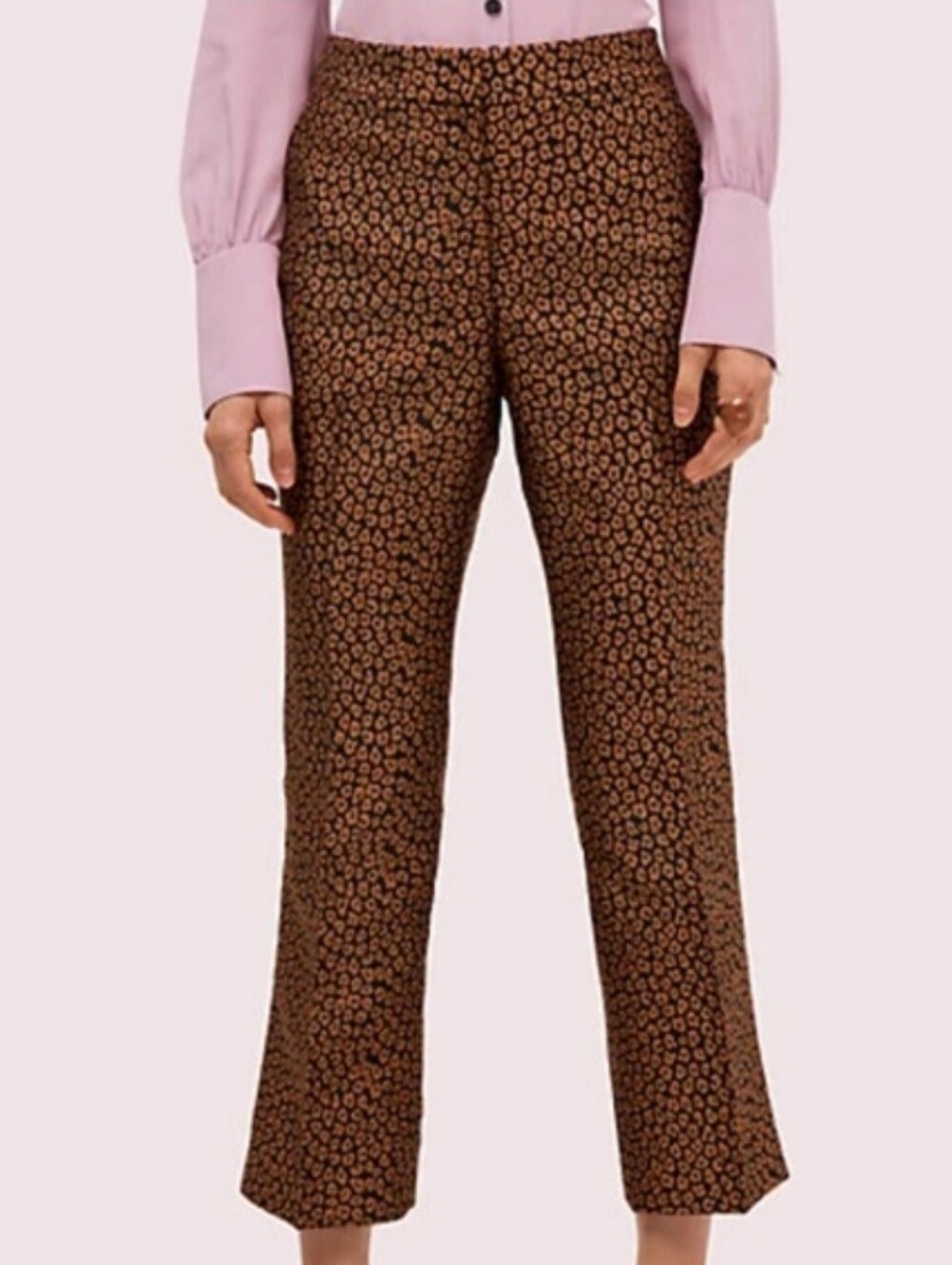 Kate Spade Flora Leopard Jacquard Pants